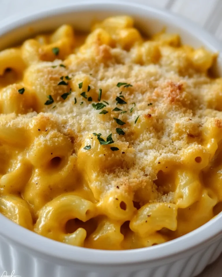 Creamy Pumpkin Macaroni And Cheese Delight