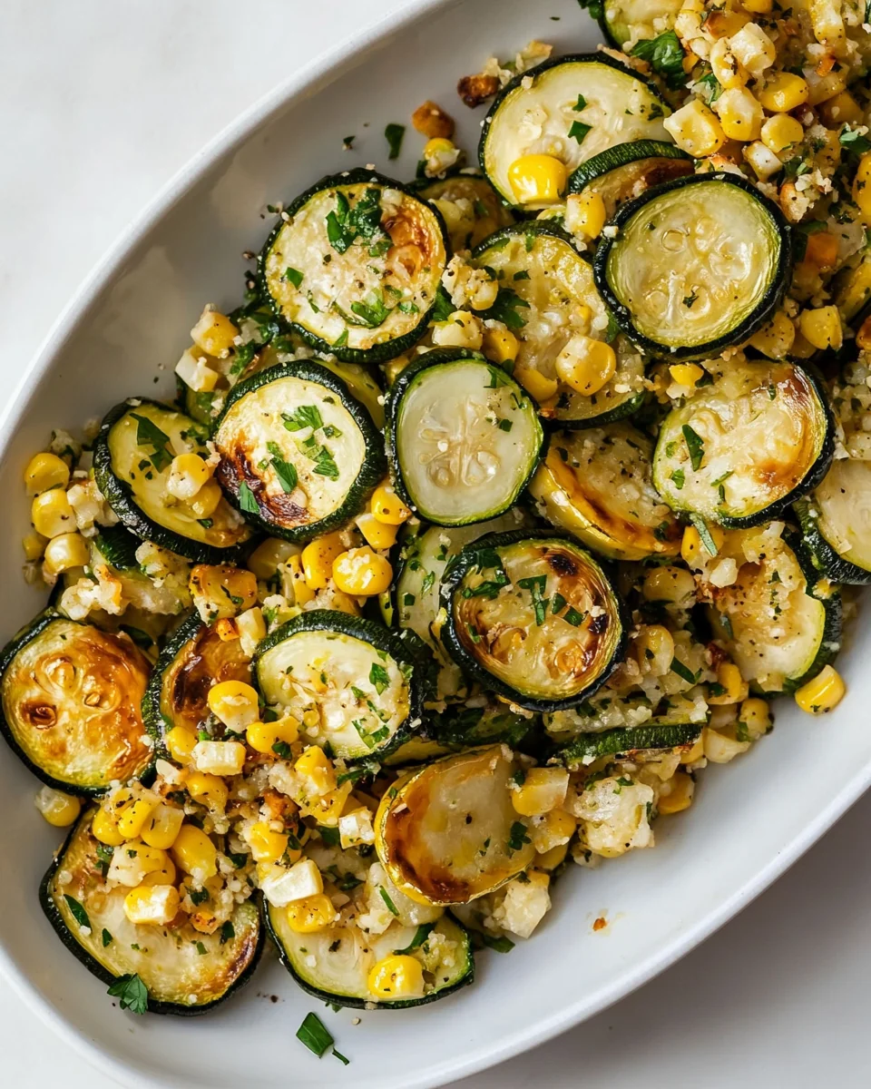 Savory Roasted Zucchini And Corn Recipe - additional image