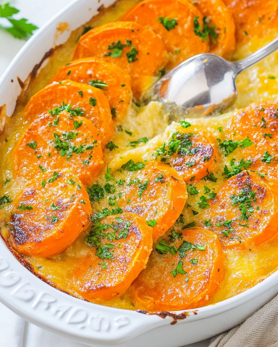 Sweet and Savory Scalloped Sweet Potatoes - additional image