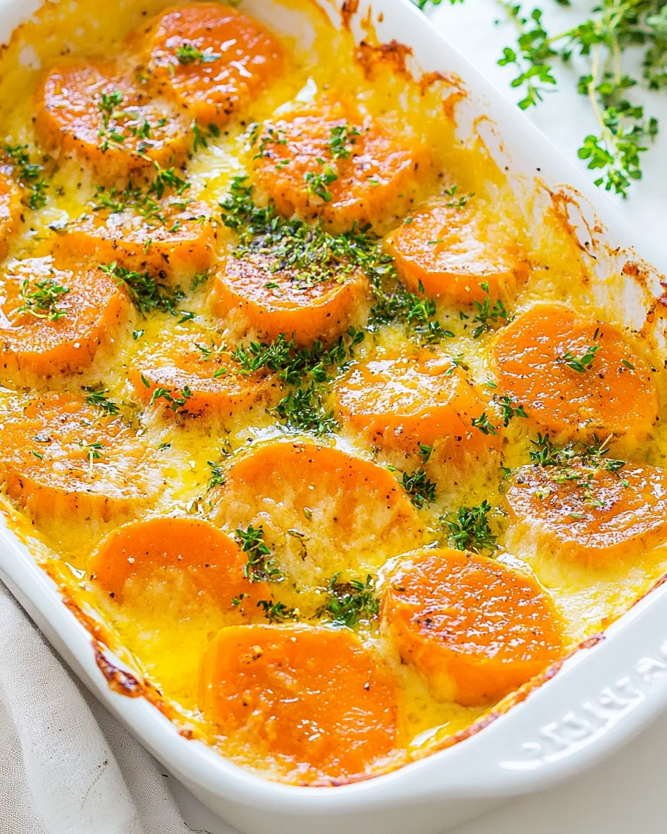 Sweet and Savory Scalloped Sweet Potatoes - additional image