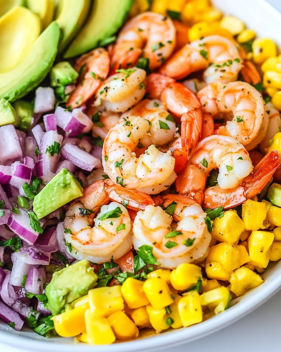 Fresh Shrimp And Avocado Salad For A Light Meal - additional image