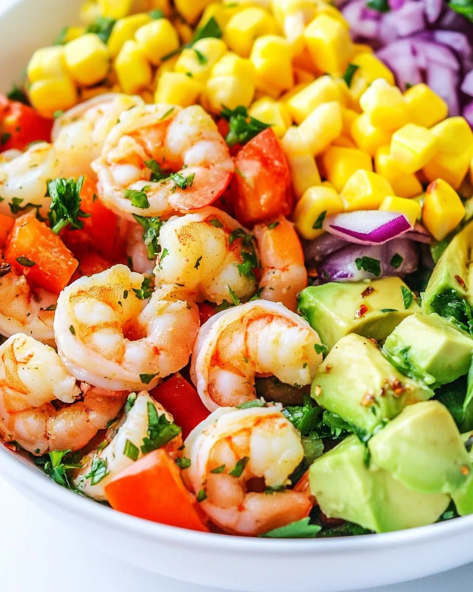 Fresh Shrimp And Avocado Salad For A Light Meal - additional image