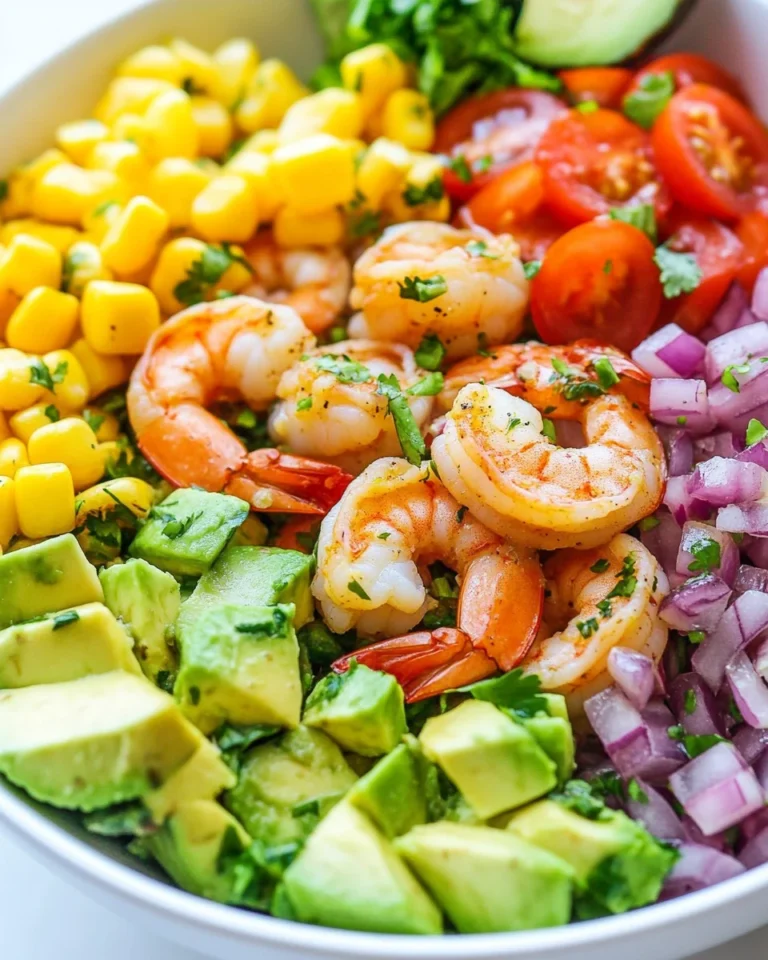Fresh Shrimp And Avocado Salad For A Light Meal