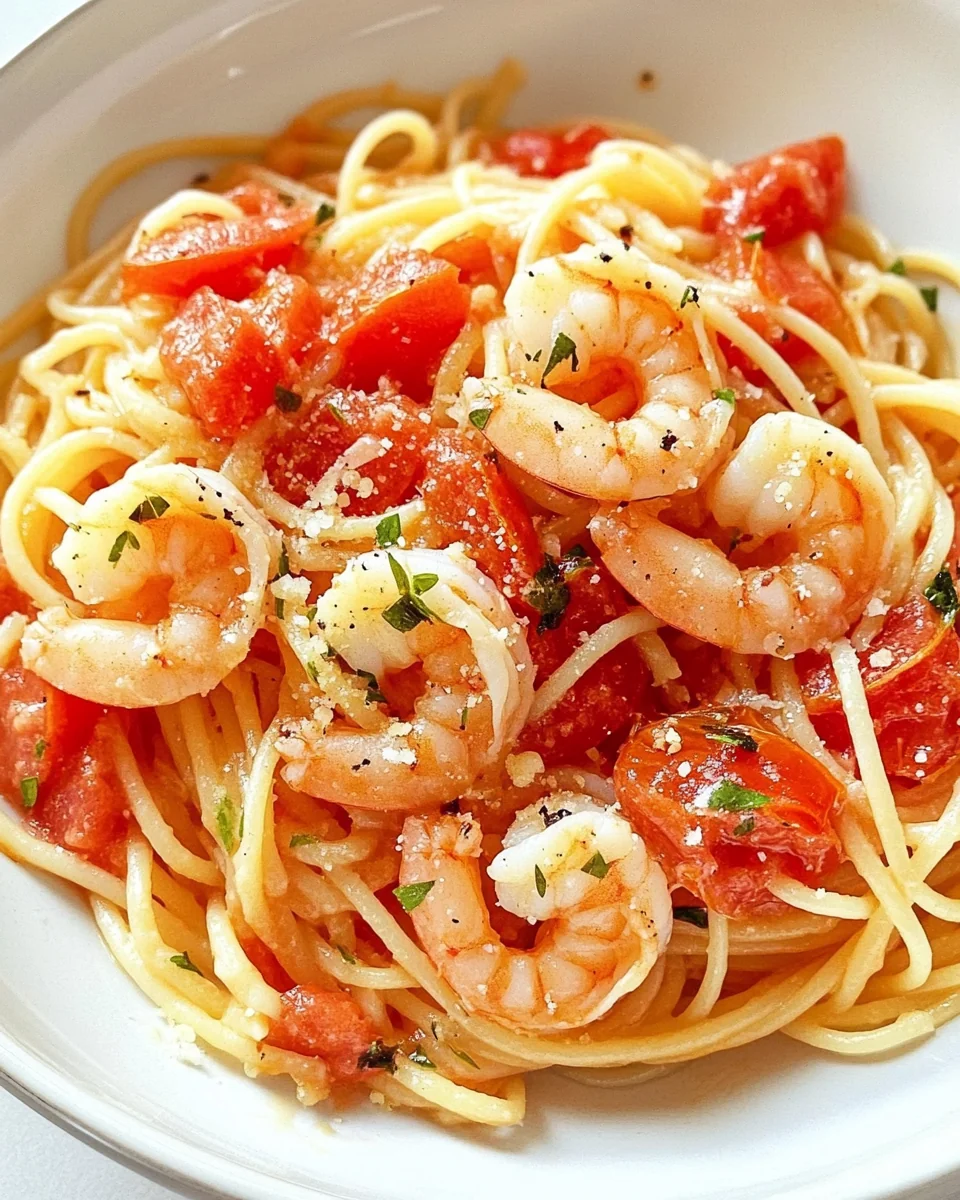 Simple Shrimp Pasta With Fresh Tomatoes - additional image
