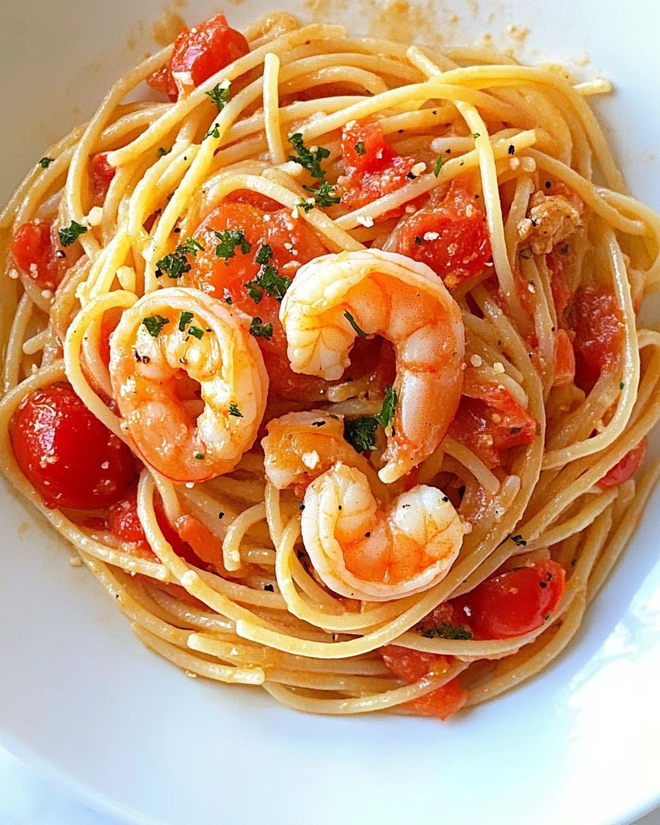 Simple Shrimp Pasta With Fresh Tomatoes - additional image