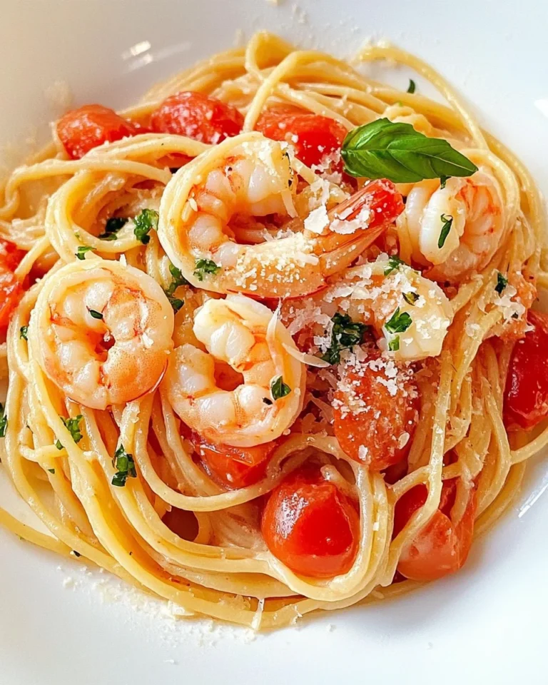 Simple Shrimp Pasta With Fresh Tomatoes