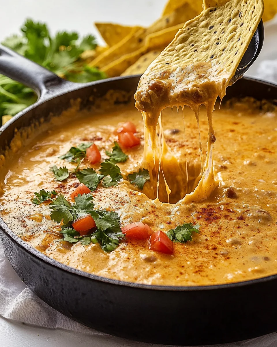 Creamy Skillet Queso Dip For A Cozy Night In - additional image