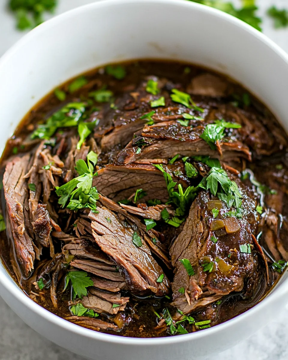 Classic Slow Cooker Beef Brisket Recipe - additional image