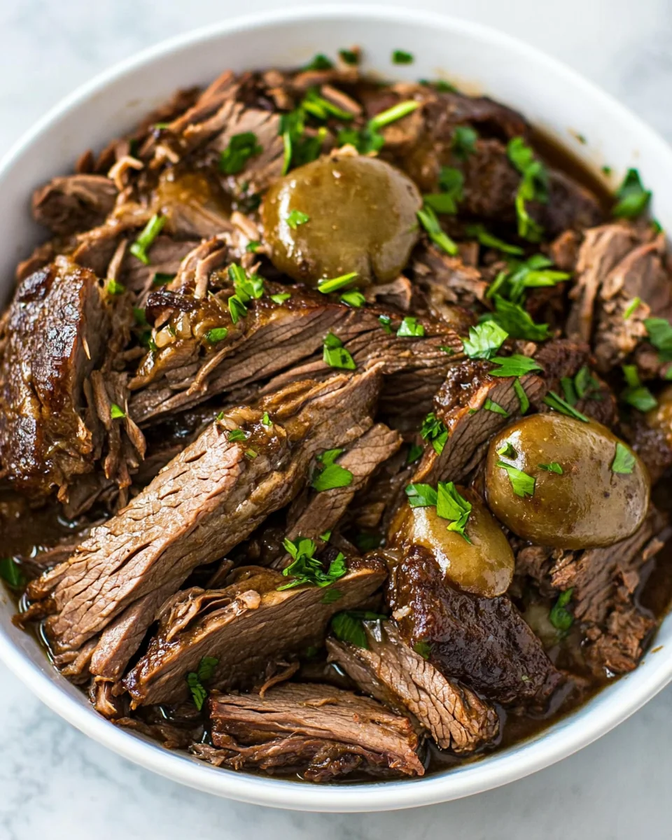 Classic Slow Cooker Beef Brisket Recipe - additional image
