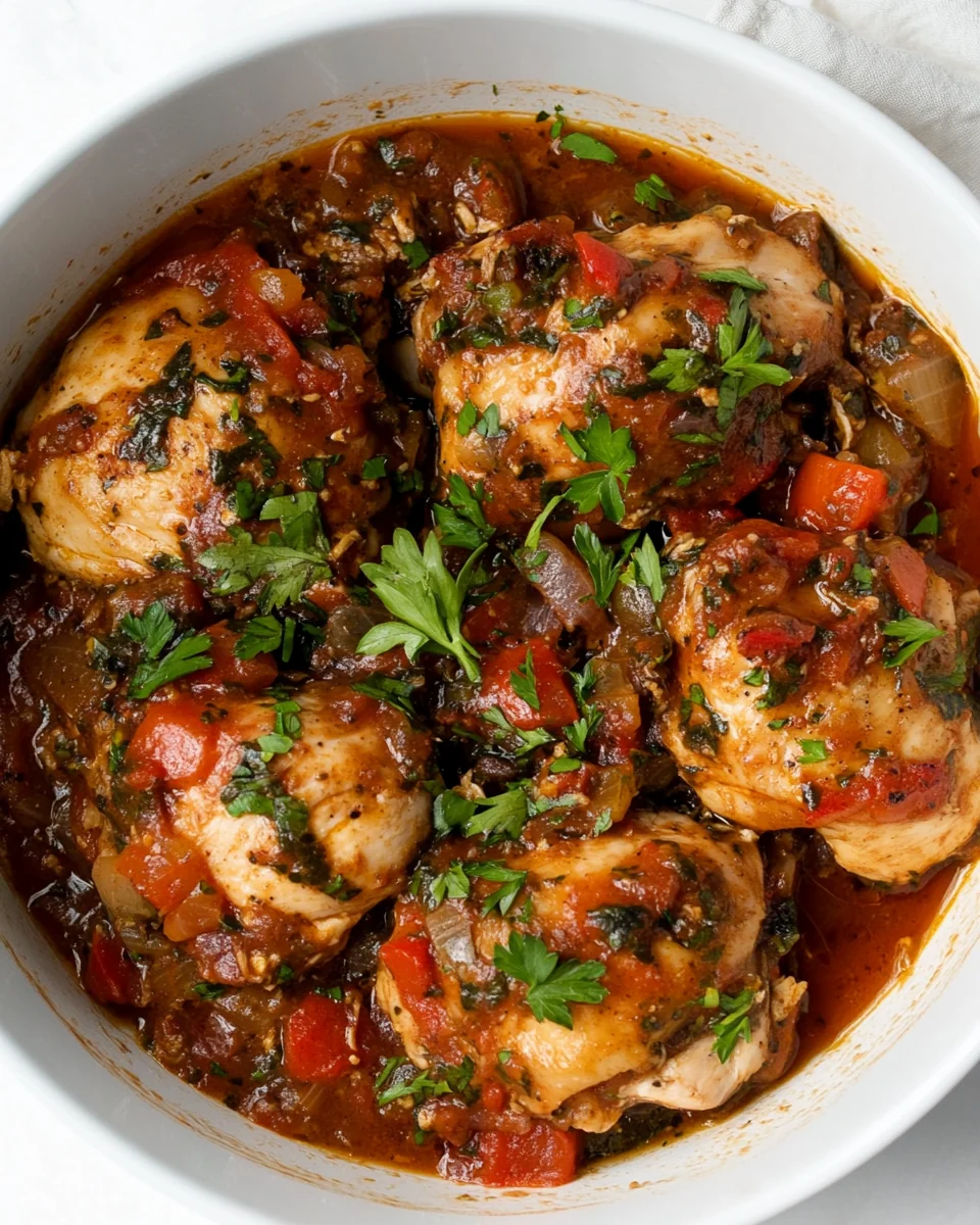 Homemade Chicken Cacciatore in the Slow Cooker - additional image