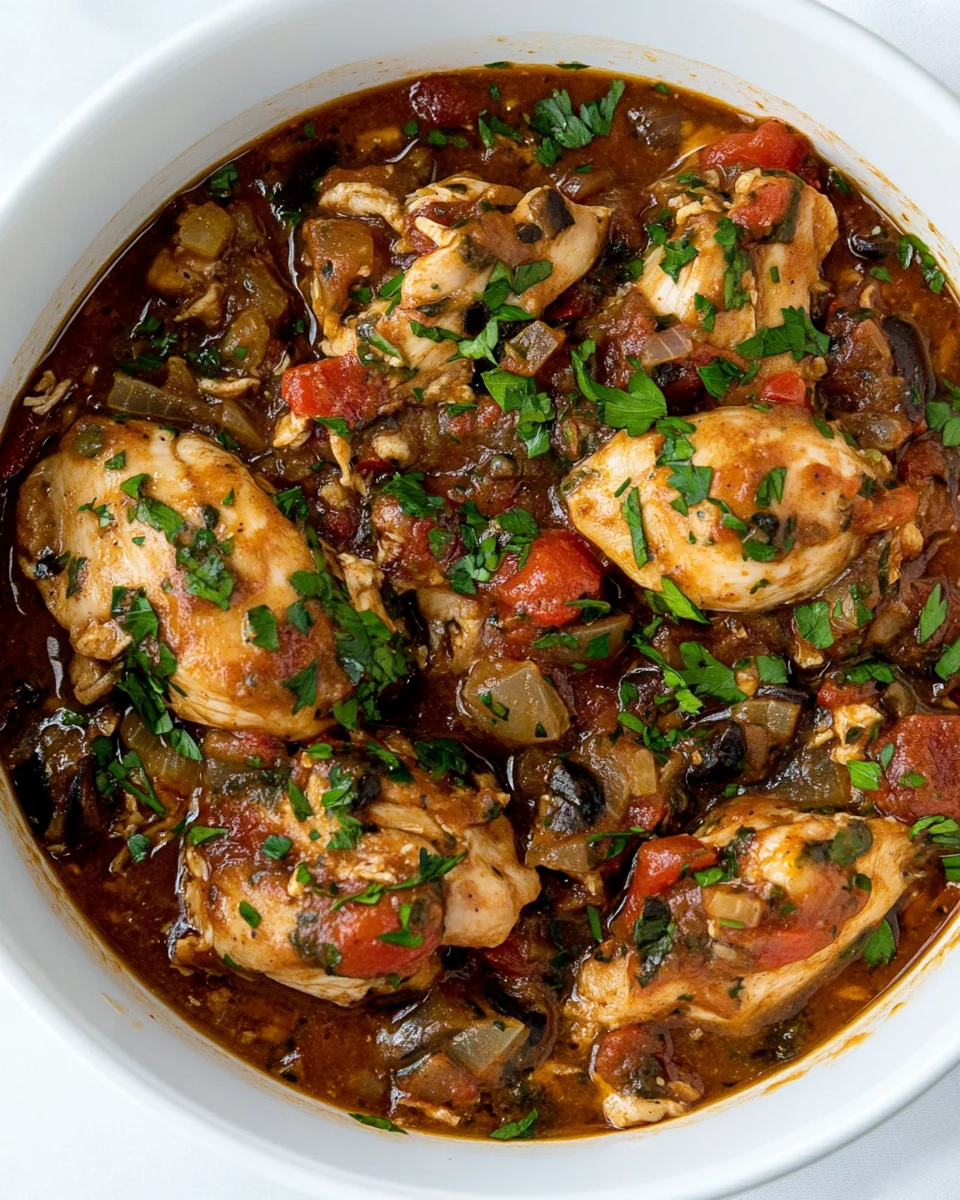 Homemade Chicken Cacciatore in the Slow Cooker - additional image