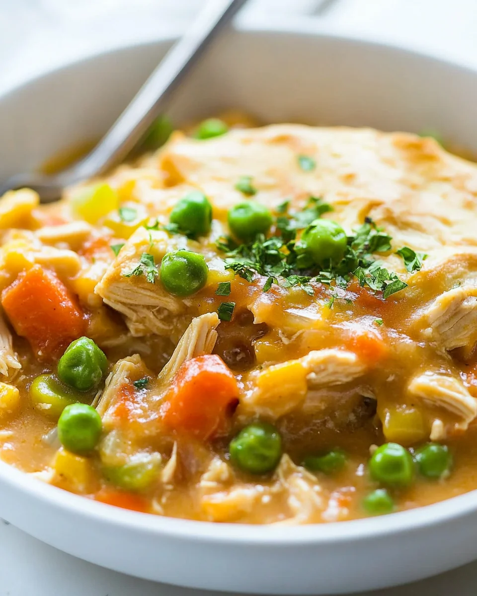 Homemade Chicken Pot Pie in the Slow Cooker - additional image