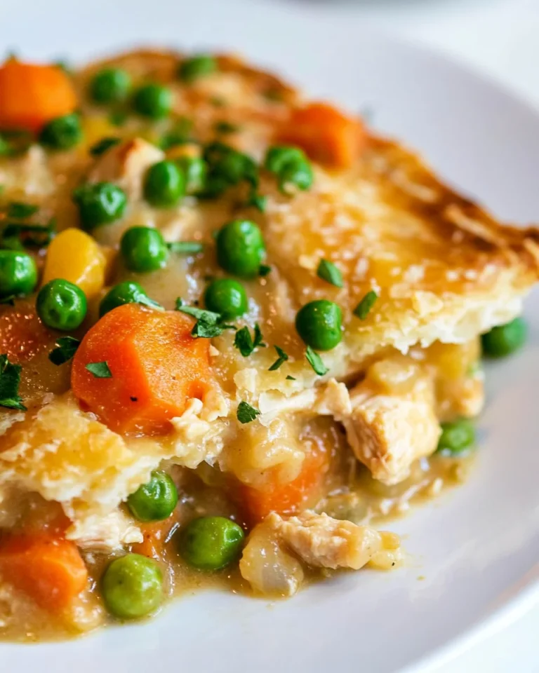Homemade Chicken Pot Pie in the Slow Cooker