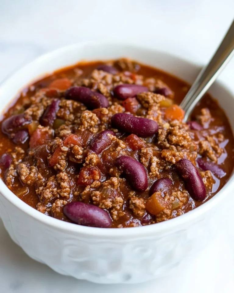 Homemade Hearty Chili Recipe for Busy Days