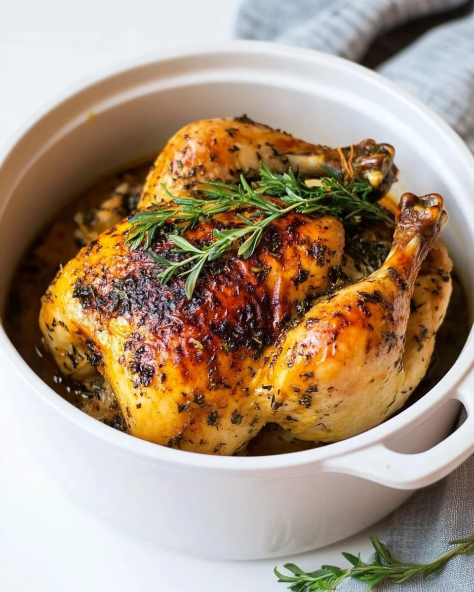 Simple Slow Cooker Rotisserie Chicken Recipe - additional image