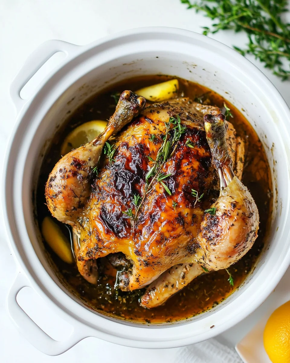 Simple Slow Cooker Rotisserie Chicken Recipe - additional image