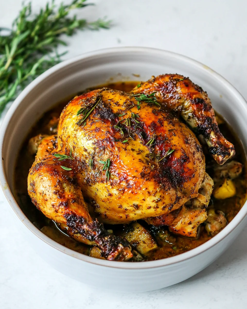 Simple Slow Cooker Rotisserie Chicken Recipe - additional image