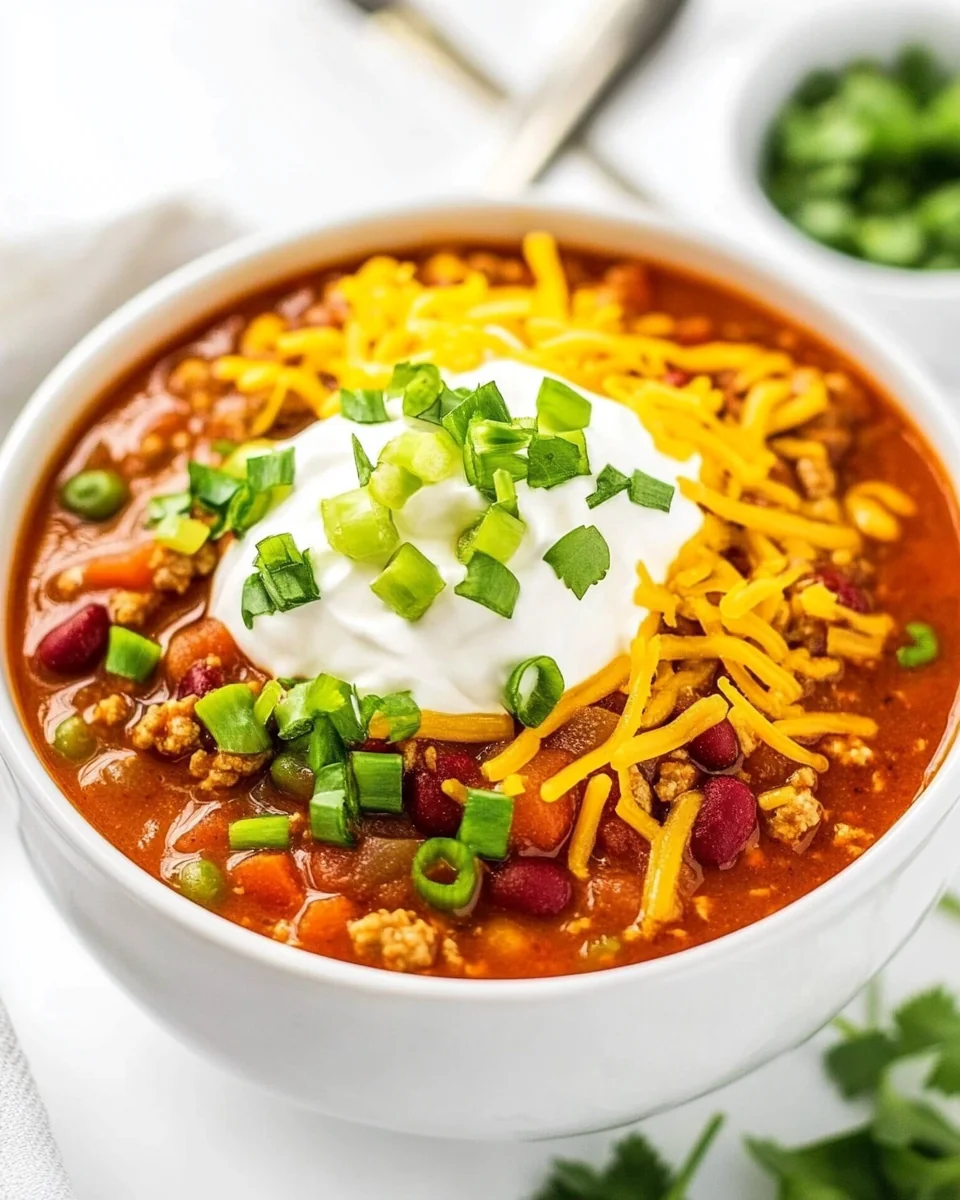 Savory Slow Cooker Turkey Chili For A Cozy Night In - additional image
