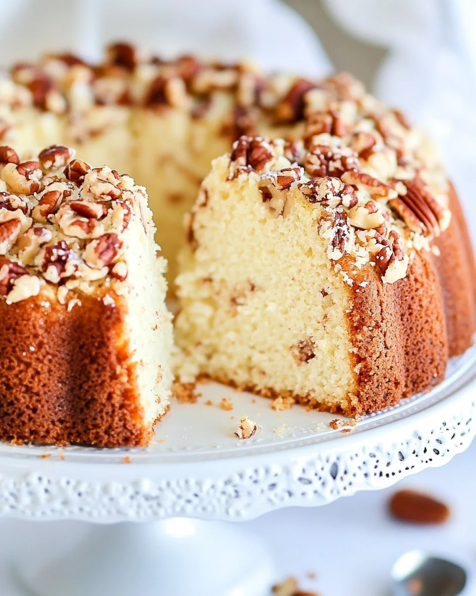 Classic Southern Pecan Pound Cake - additional image