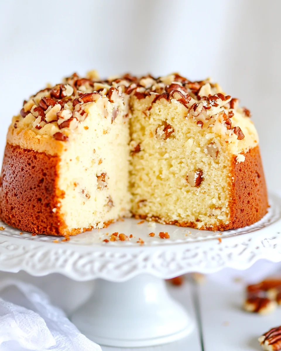 Classic Southern Pecan Pound Cake - additional image