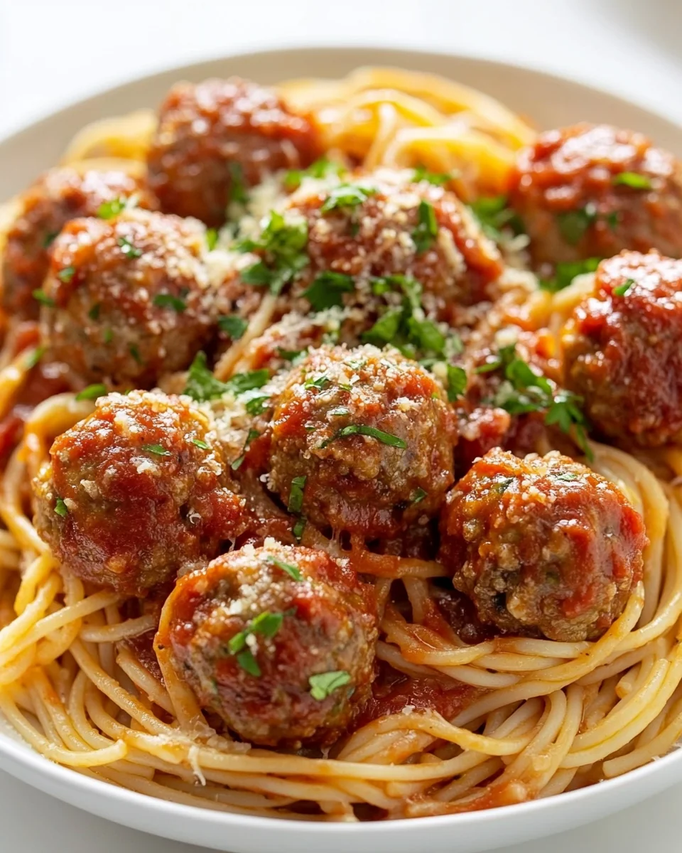 Classic Spaghetti With Homemade Meatballs - additional image