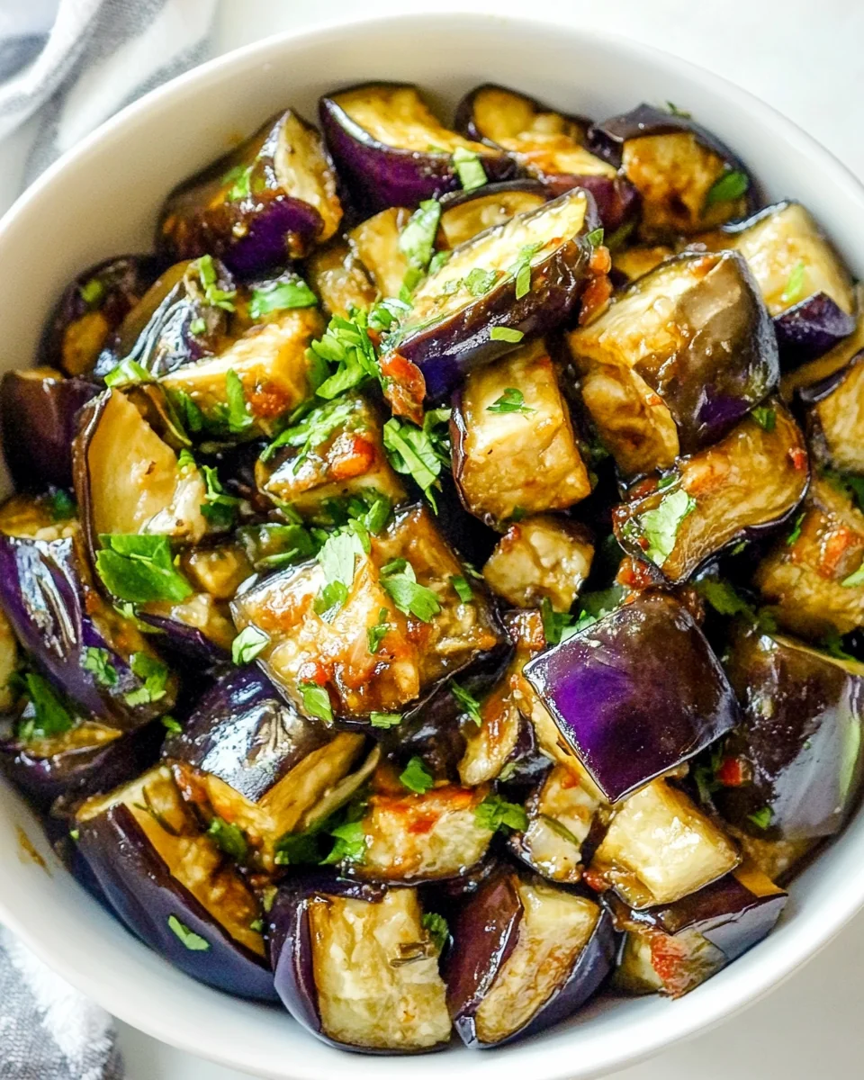 Delicious Spicy Eggplant Recipe Made From Scratch - additional image