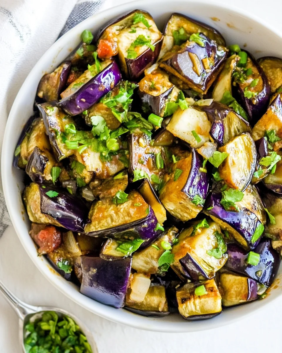 Delicious Spicy Eggplant Recipe Made From Scratch - additional image