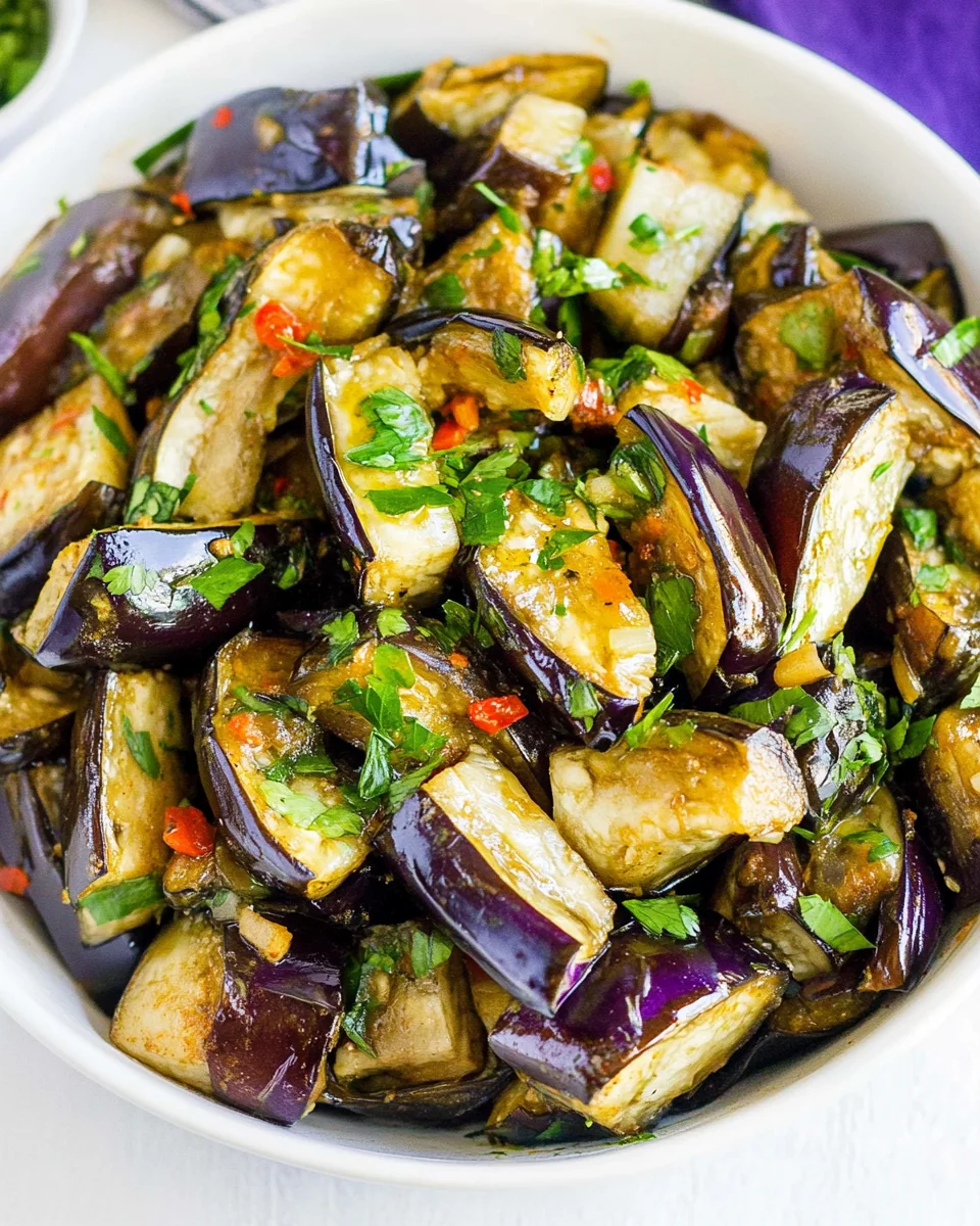 Delicious Spicy Eggplant Recipe Made From Scratch - additional image