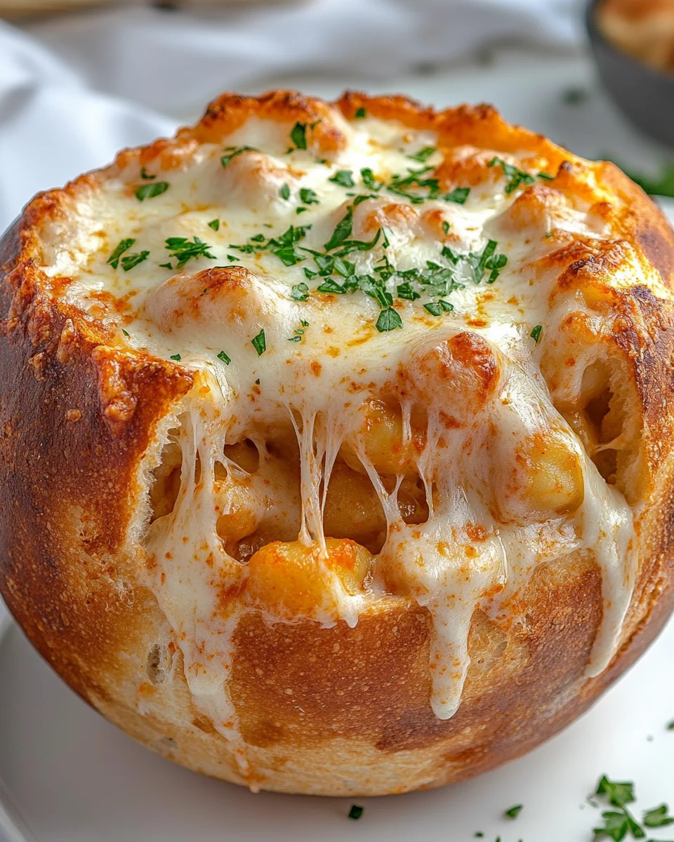 Spicy Homemade Gnocchi Bread Bowl - additional image