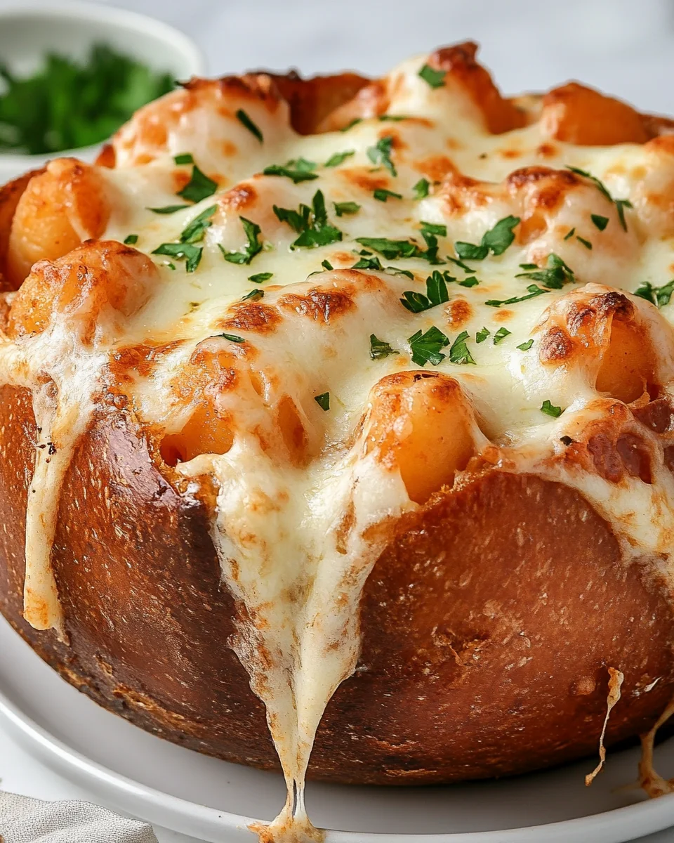 Spicy Homemade Gnocchi Bread Bowl - additional image