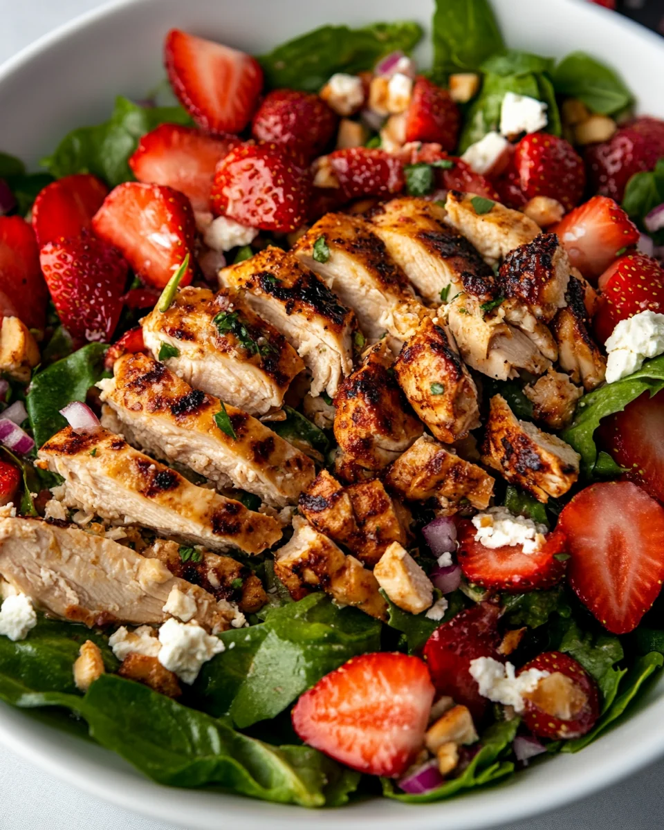Simple Strawberry Chicken Salad - additional image