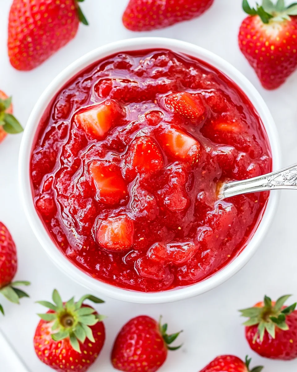 Homemade Strawberry Sauce Recipe - additional image