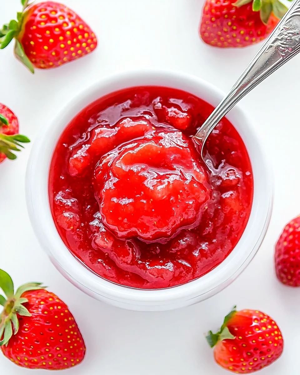 Homemade Strawberry Sauce Recipe - additional image