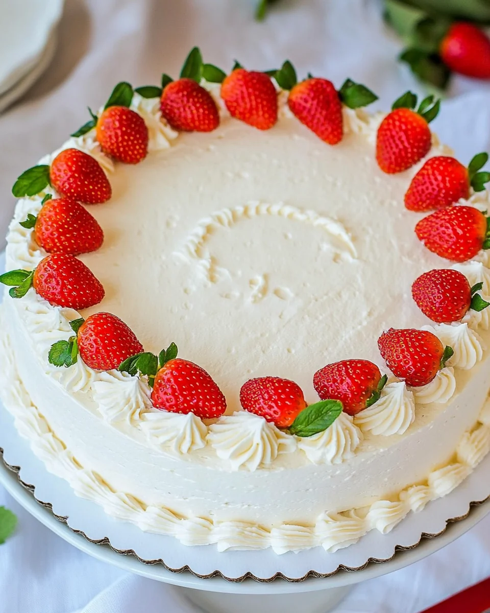 Homemade Strawberry Sponge Cake Recipe - additional image