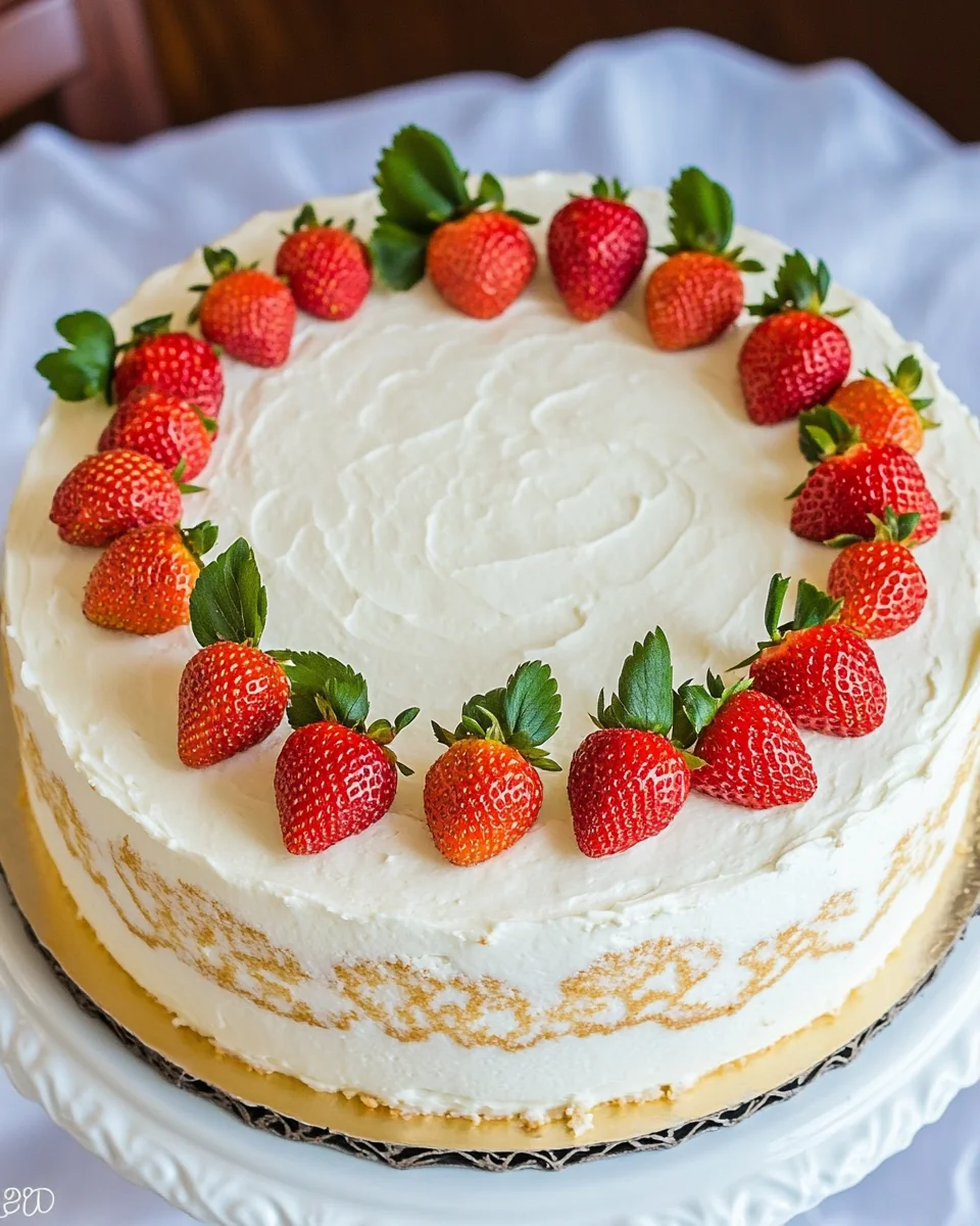 Homemade Strawberry Sponge Cake Recipe - additional image