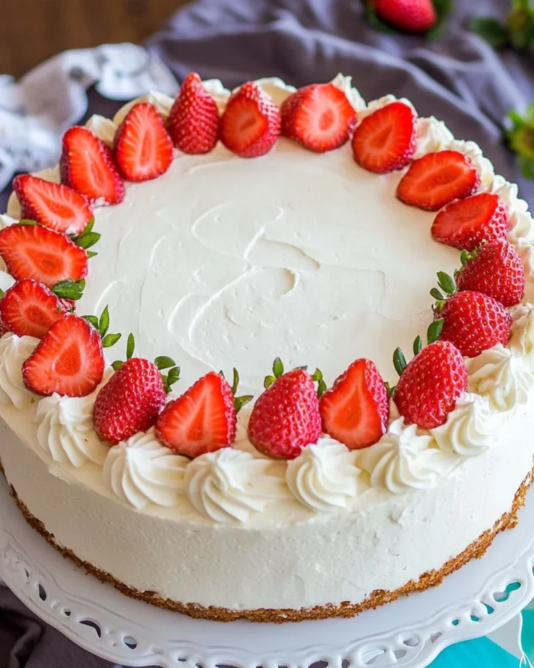 Homemade Strawberry Sponge Cake Recipe