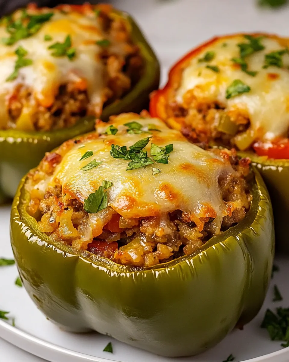 Delicious Homemade Stuffed Peppers for a Cozy Night - additional image