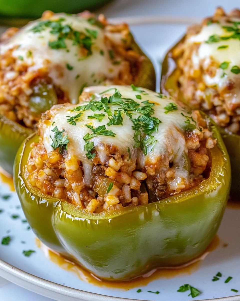 Delicious Homemade Stuffed Peppers for a Cozy Night - additional image