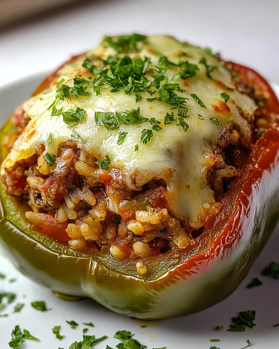 Delicious Homemade Stuffed Peppers for a Cozy Night - additional image
