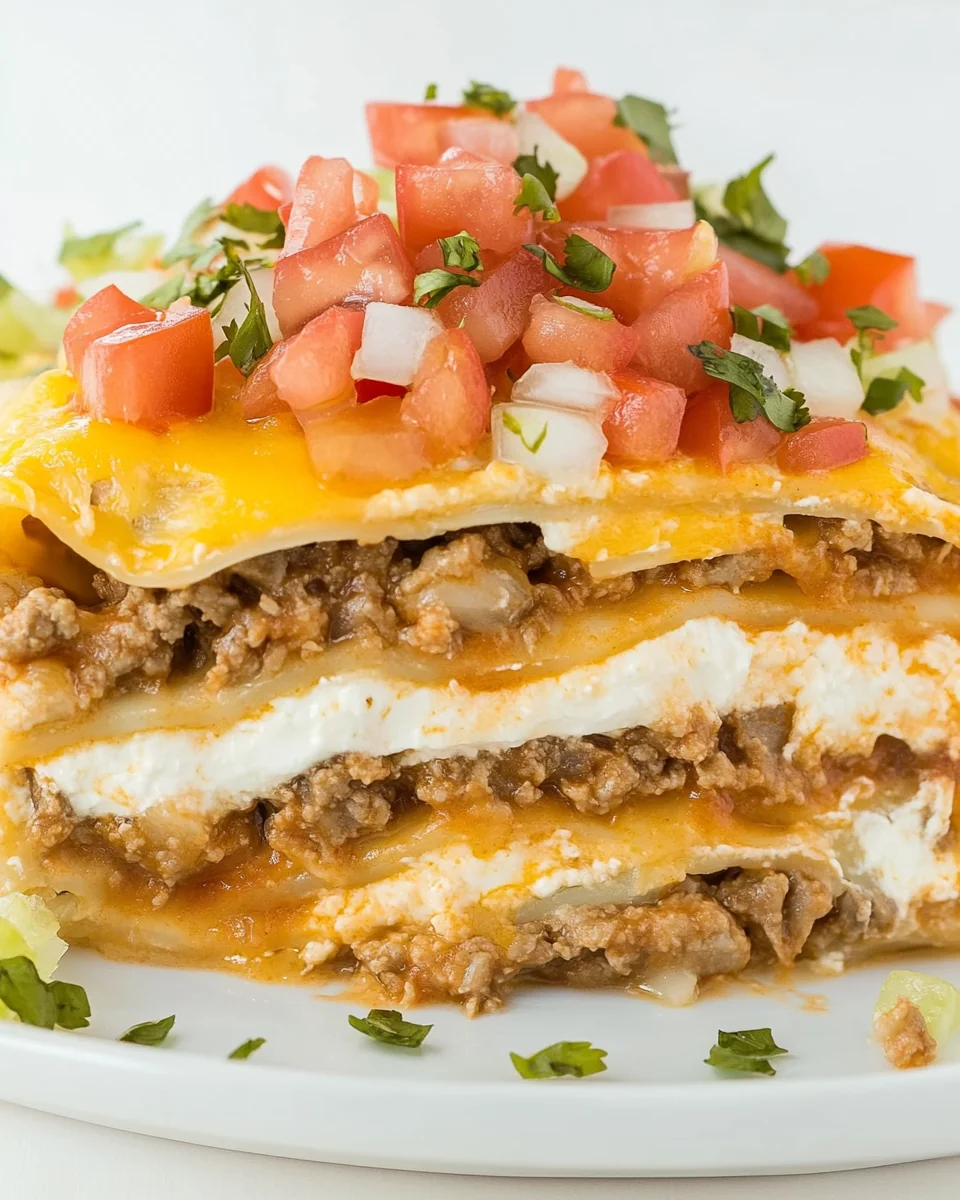 Simple Taco Lasagna: A Delicious One-Pot Comfort Meal - additional image