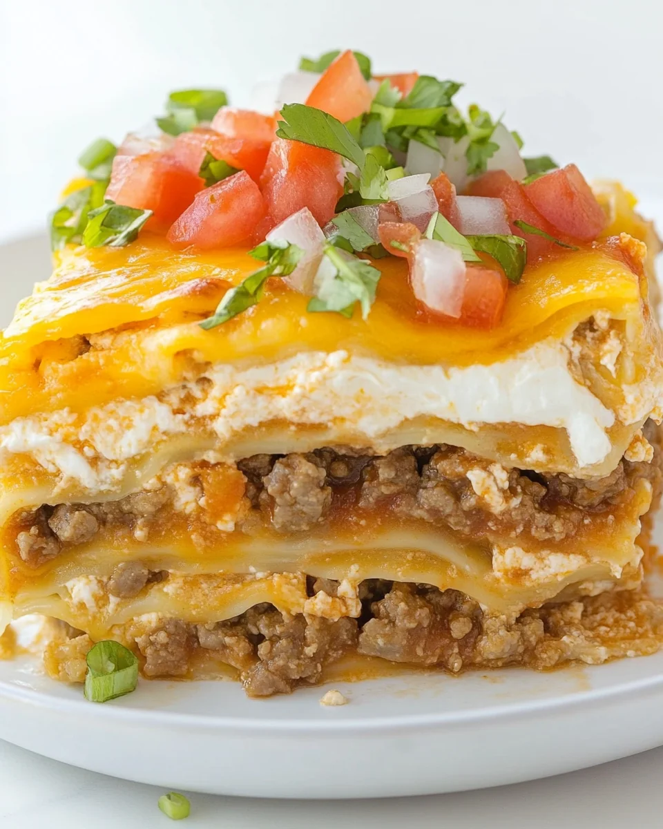 Simple Taco Lasagna: A Delicious One-Pot Comfort Meal - additional image