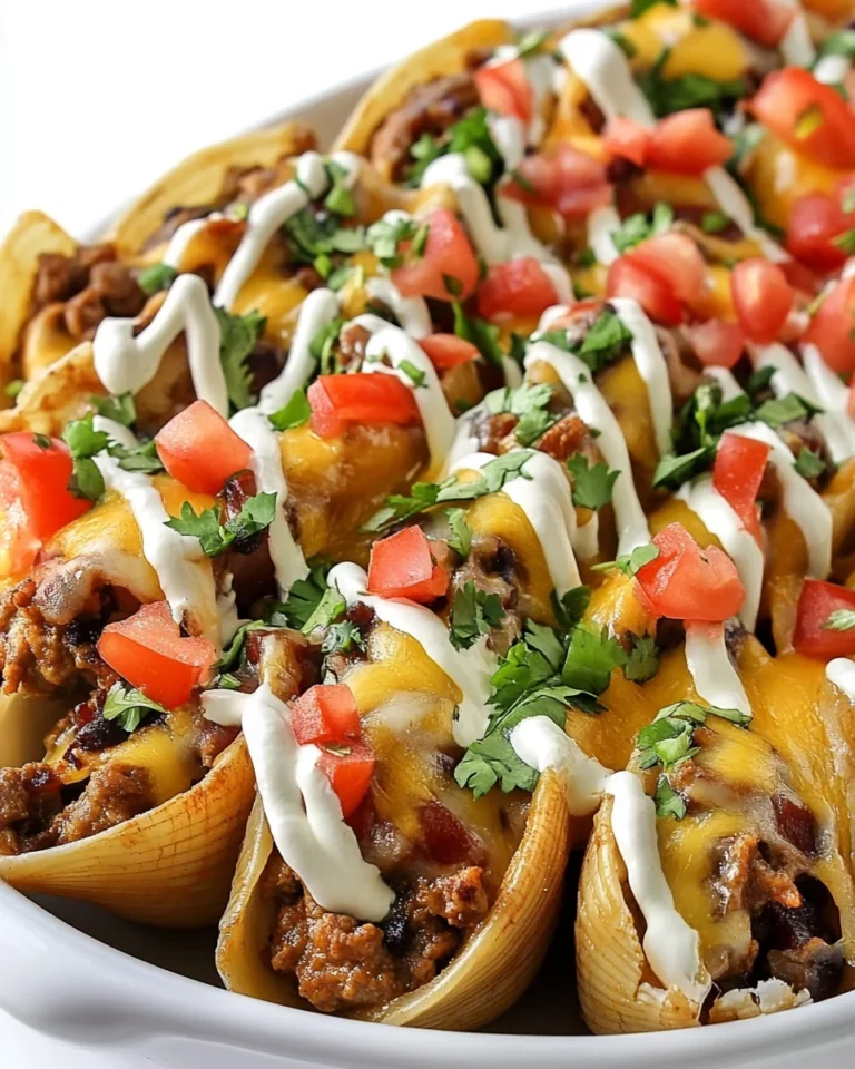 Delicious Taco Stuffed Shells for a Cozy Night In