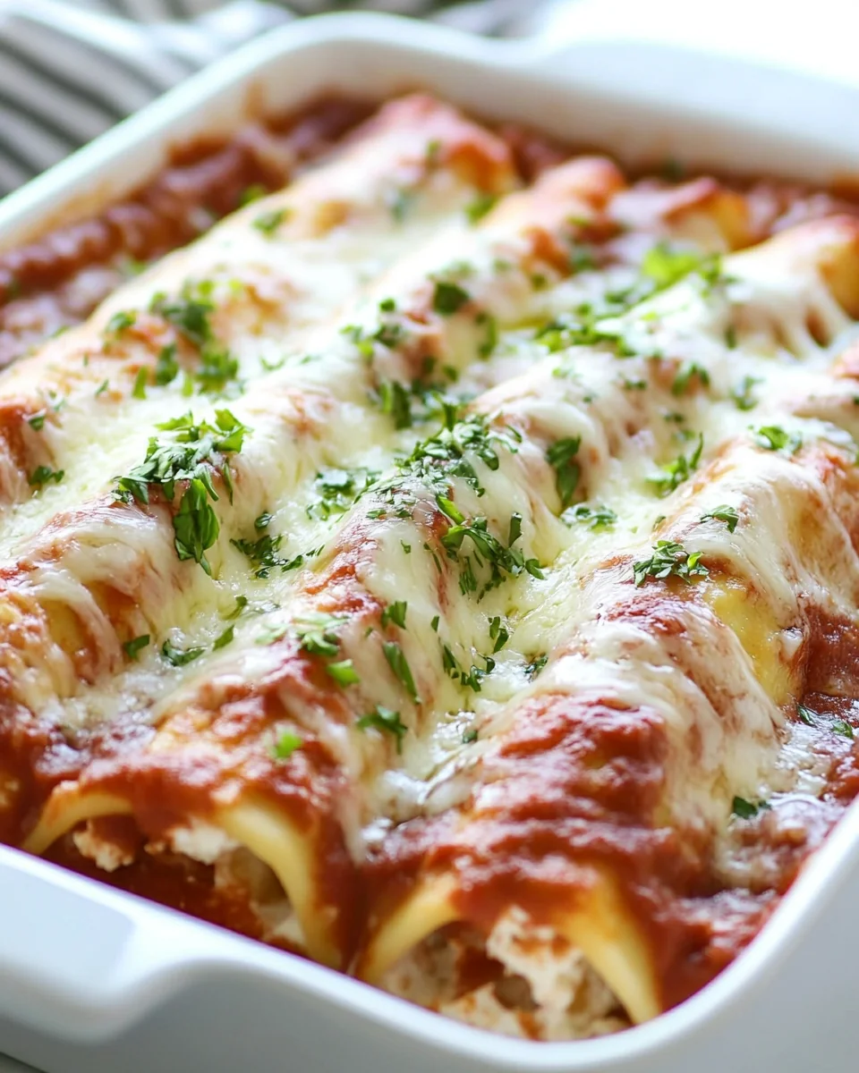 Three Cheese Homemade Manicotti - additional image