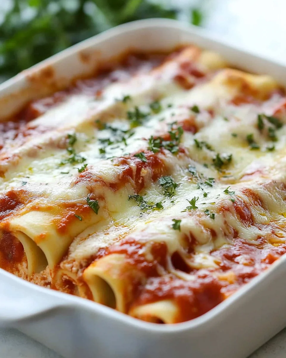 Three Cheese Homemade Manicotti - additional image