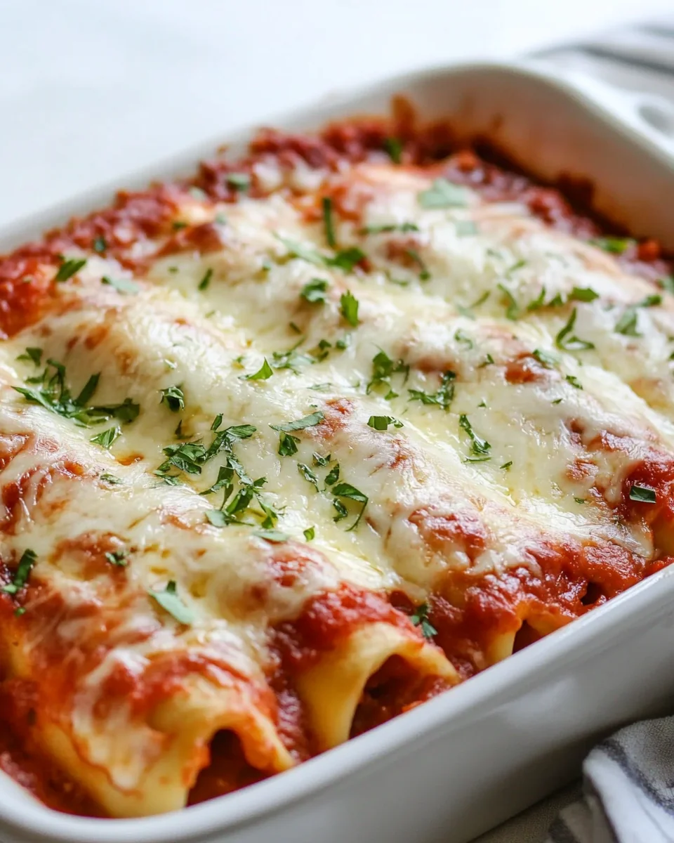 Three Cheese Homemade Manicotti - additional image
