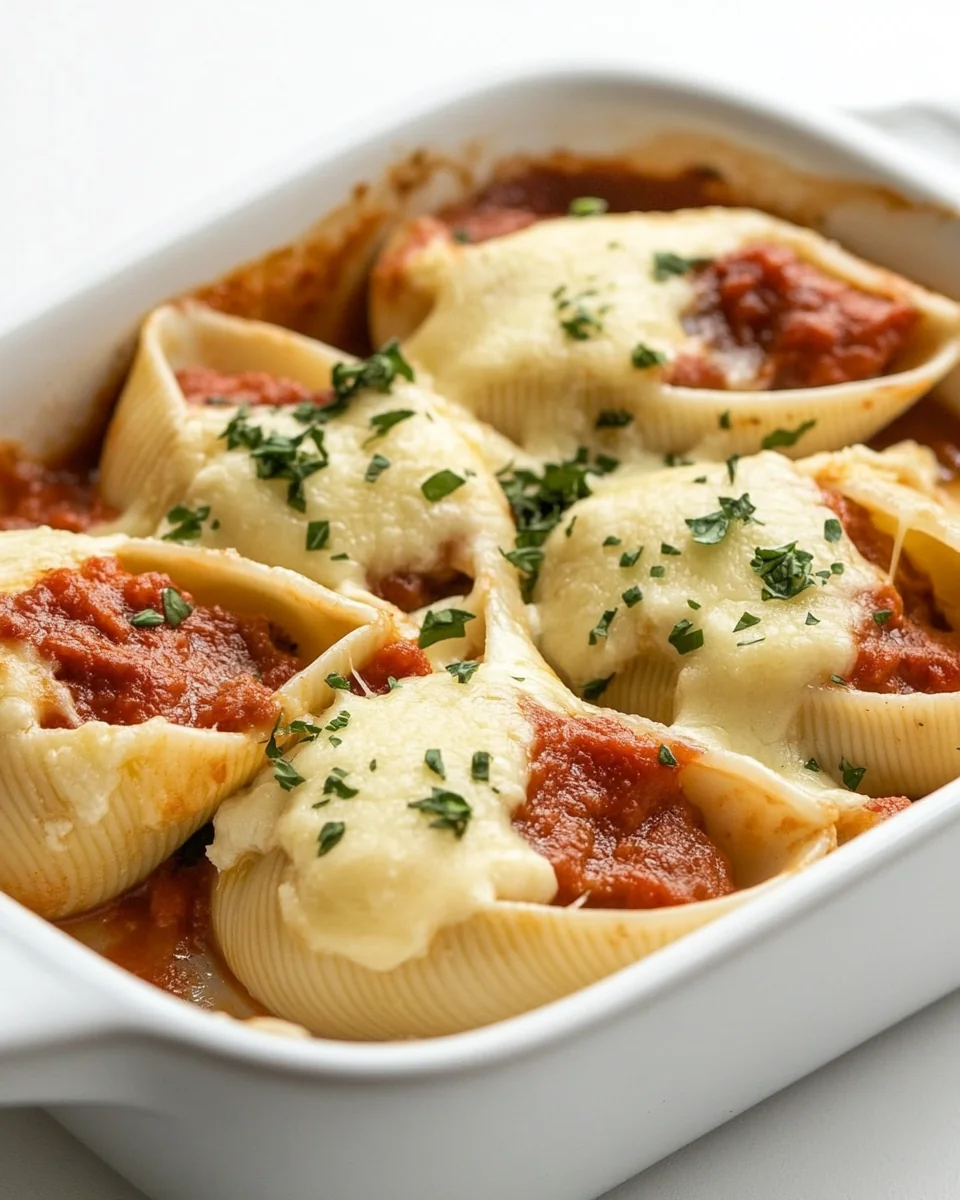 Three-Cheese Homemade Stuffed Shells - additional image