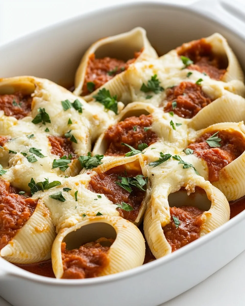Three-Cheese Homemade Stuffed Shells - additional image