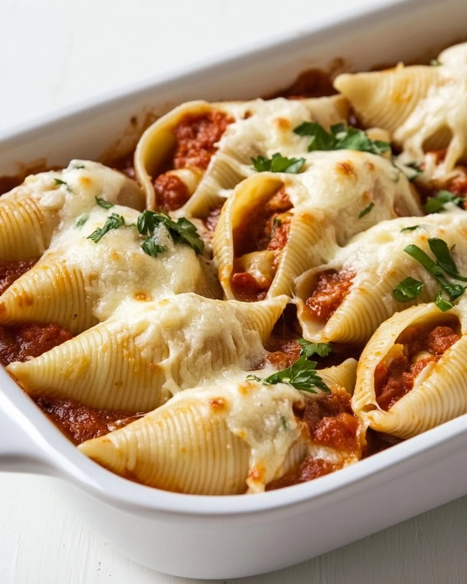 Three-Cheese Homemade Stuffed Shells - additional image