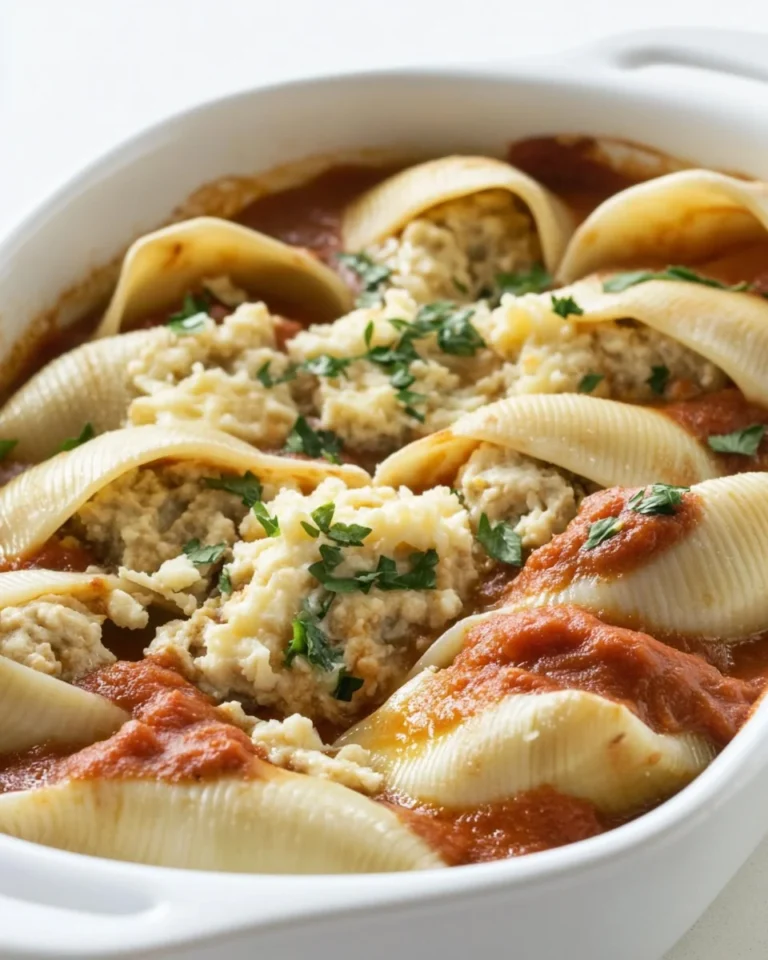 Three-Cheese Homemade Stuffed Shells