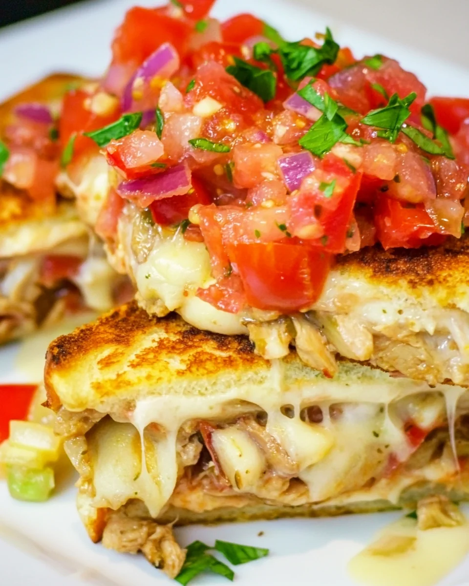 Simple Tuna Melt With Fresh Tomato Relish - additional image